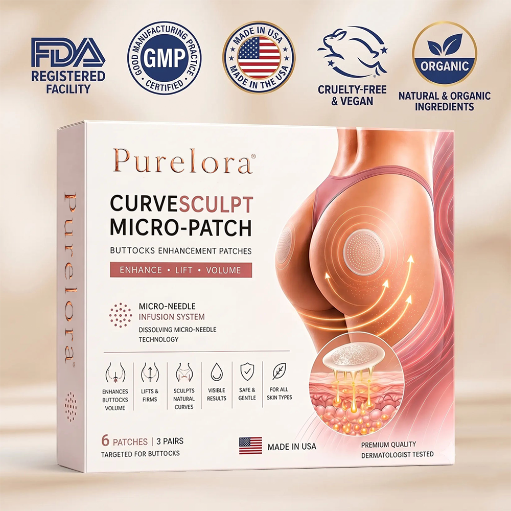 💖Purelora® CurveSculpt Micro-Patch ✦ Sculpt • Firm • Smooth Lower Body Curves ✦ Micro-Needle Infusion System